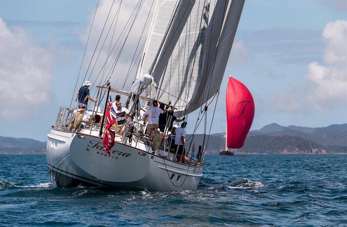 Superyacht Tawera at the Millennium Cup